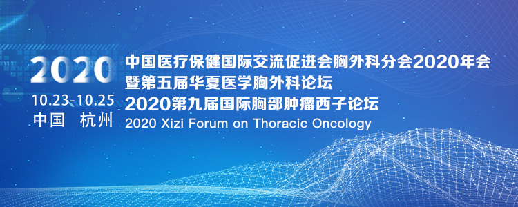 中国医疗保健国际交流促进会胸外科分会2020年会暨第五届华夏医学胸外科论坛