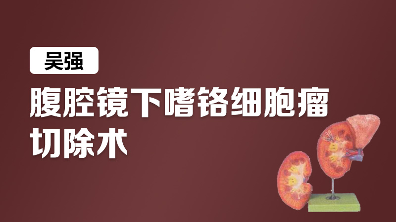 嗜铬细胞瘤 腹腔镜 吴强：腹腔镜下嗜铬细胞瘤切除术