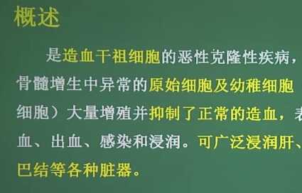 血液系统：急性白血病