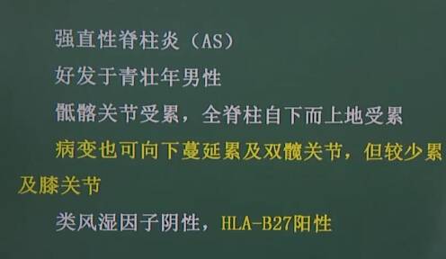 运动系统：强直性脊柱炎