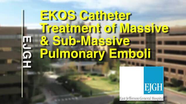 TC Engelhardt：EKOS导管治疗大规模大面积肺栓塞