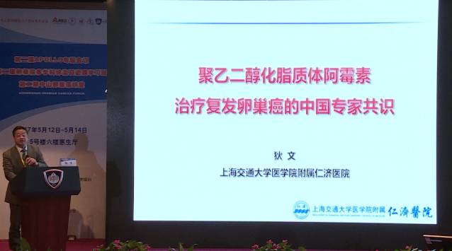 狄文：聚乙二醇化脂质体阿霉素治疗复发卵巢癌的中国专家共识